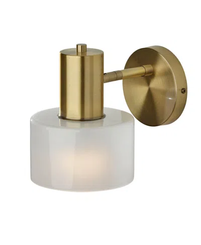 Adesso 8" Rhodes Wall Lamp In Gold