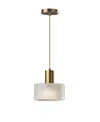 Adesso 9.25" Rhodes Pendant In Antique-like Brass