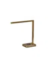 Adesso Aidan Desk Lamp In Antique-like Brass
