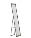 Adesso Albert Floor Mirror In Brown
