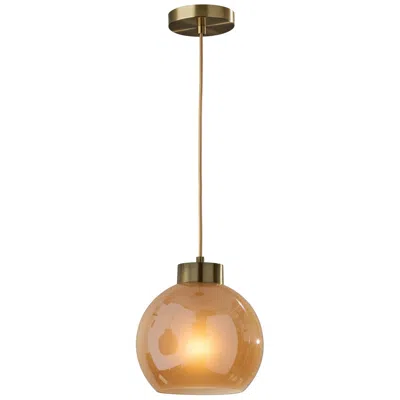 Adesso Atticus Pendant - Antique Brass In Multi
