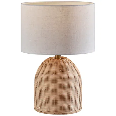 Adesso Bali 18 1/4" High Natural Rattan Accent Table Lamp