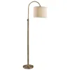 Adesso Barton Task Floor Lamp In White