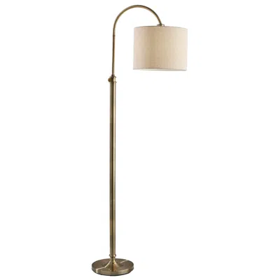 Adesso Barton Task Floor Lamp In White