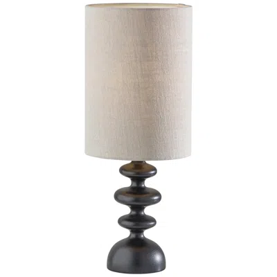 Adesso Beatrice 22 1/2" Matte Black Modern Accent Table Lamp In Neutral