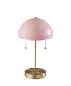 Adesso Bowie Table Lamp In Pink