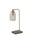 Adesso Bristol Desk Lamp In Antique-like Brass