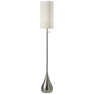 Adesso Christina 68" High Modern Silver Chrome Droplet Floor Lamp