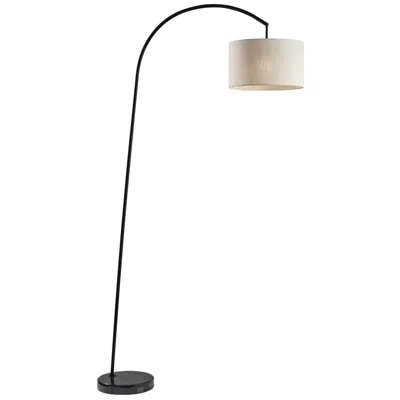 Adesso Chrystie Arc Lamp - Black In White