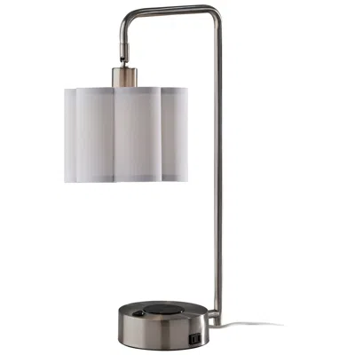 Adesso Dover Supercharger Desk Lamp- Steel In Black