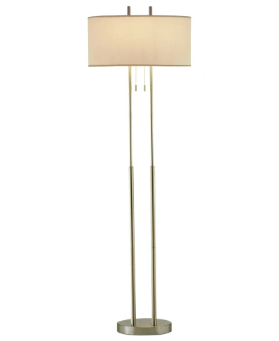 Adesso Duet Floor Lamp In No Color