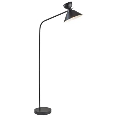 Adesso Duke Floor Lamp - Black In Multi