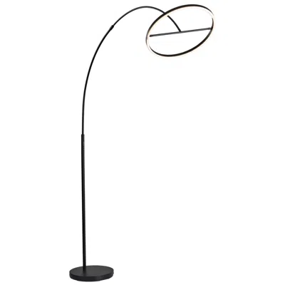 Adesso Falcon Led Arc Lamp W. Smart Switch - Black