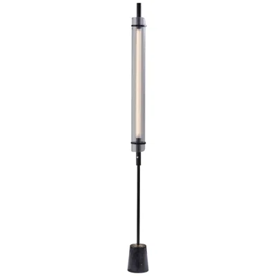 Adesso Flair Black Metal Led Touch Floor Lamp
