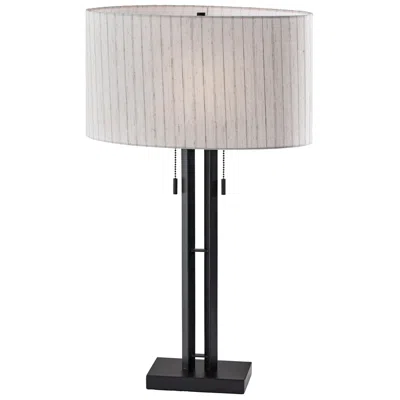Adesso Foster Table Lamp In Gray