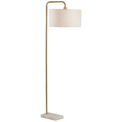 Adesso Justine 65" High Modern Brass Metal Floor Lamp
