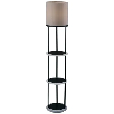 Adesso Keely Rgb Color Changing Shelf Lamp In Black