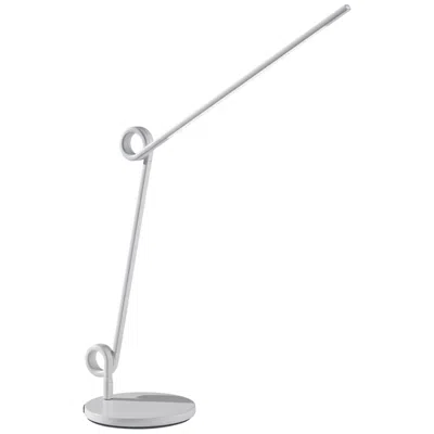 Adesso Knot White Adjustable Led Desk Lamp With Usb And Usb-c Ports