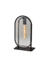 Adesso Landon Table Lantern In Black