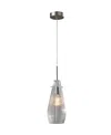 Adesso Layla Pendant Lamp In Brushed Steel