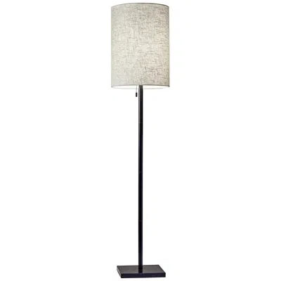 Adesso Liam 60 1/2" High Modern Dark Bronze Floor Lamp