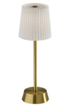 Adesso Lighting Bobby Cordless Led Table Lamp In Antique Brass