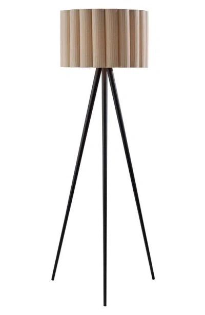 Adesso Lighting Caldwell Floor Lamp In Brown