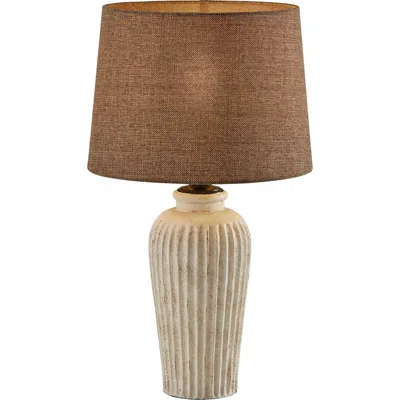 Adesso Lighting Callista Table Lamp In White Ceramic