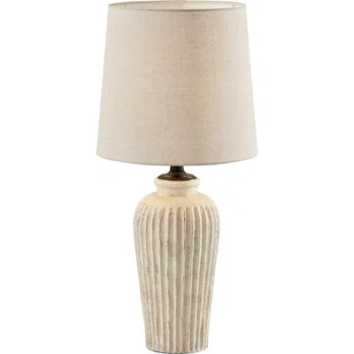 Adesso Lighting Callista Table Lamp In White Ceramic