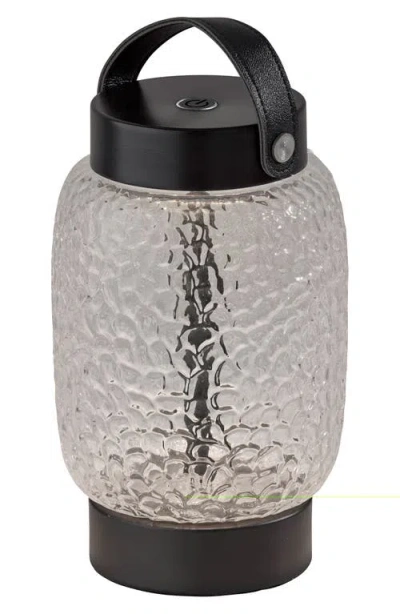 Adesso Lighting Cassius Cordless Led Table Lantern In Black