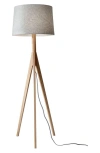 Adesso Lighting Eden Floor Lamp In Natural Ash