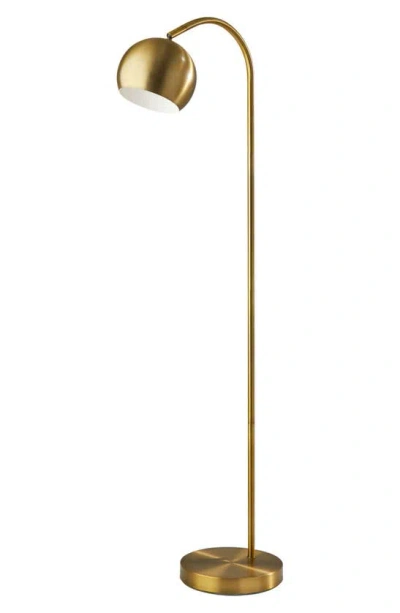 Adesso Lighting Emerson Floor Lamp In Antique Brass