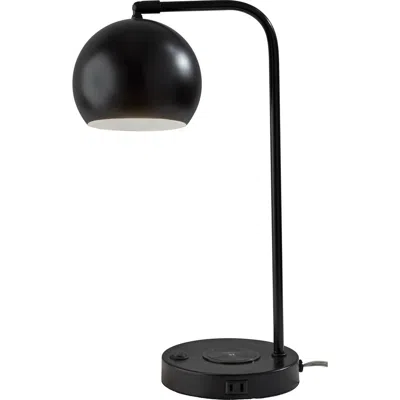 Adesso Lighting Emery Supercharger Desk Lamp In Black