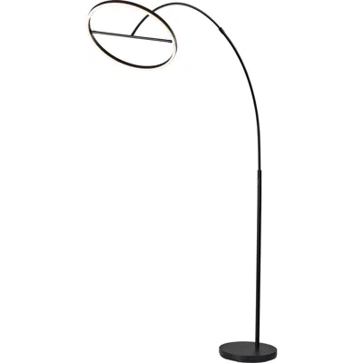Adesso Lighting Falcon Led Arc Lamp In Black