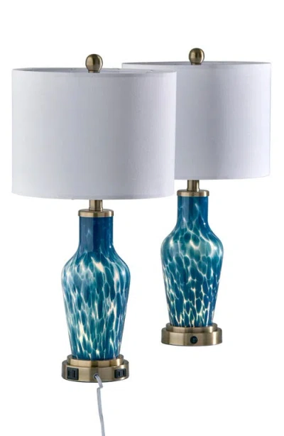 Adesso Lighting Grady Table Lamps In White