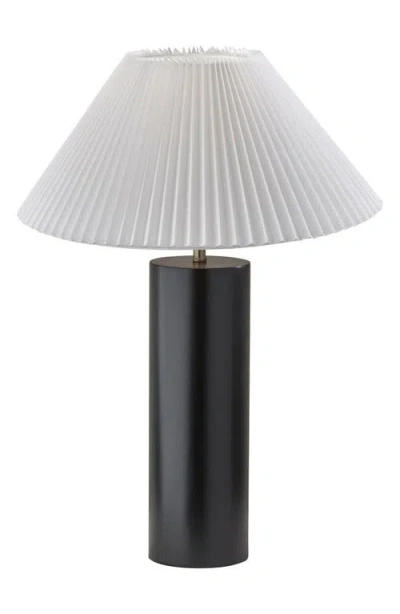 Adesso Lighting Marta Table Lamp In Black Wood