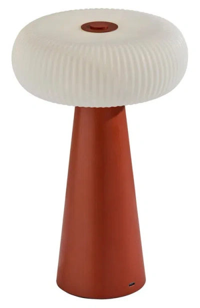 Adesso Lighting Ozzie Cordless Led Lamp In Reddish Brown