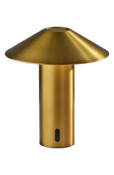Adesso Lighting Pina Led Cordless Table Lamp In Gold
