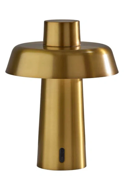 Adesso Lighting Pirlo Led Cordless Table Lamp In Gold