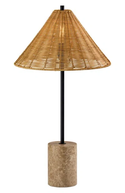 Adesso Lighting Rayne Table Lamp In Brown