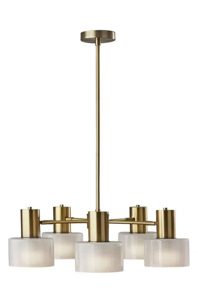 Adesso Lighting Rhodes Chandelier In Gold