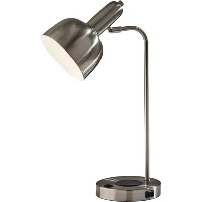 Adesso Lighting Rico Supercharger Desk Lamp In Gray