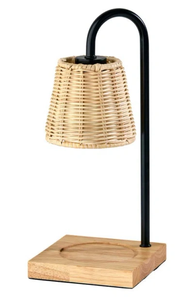 Adesso Lighting Ridgley Candle Warmer Lamp In Brown