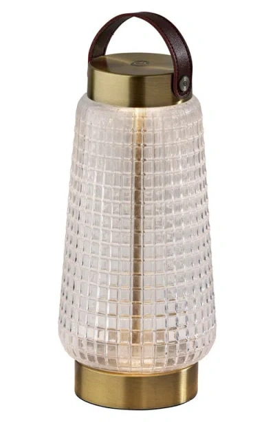 Adesso Lighting Samara Tall Cordless Led Table Lamp In Gold