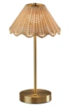 Adesso Lighting Stevie Led Cordless Lamp In Antique Brass