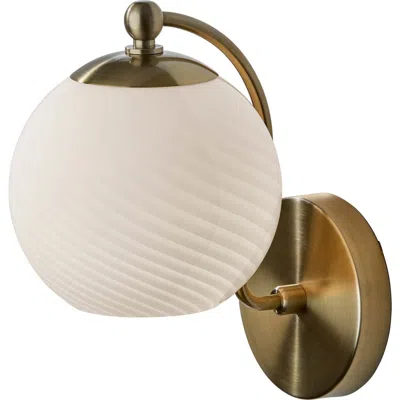 Adesso Lighting Swirl Wall Light In Gold