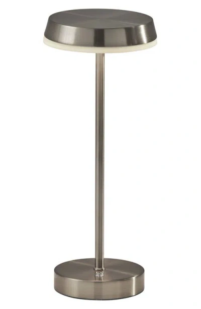 Adesso Lighting Tommy Cordless Led Lamp In Brushed Steel