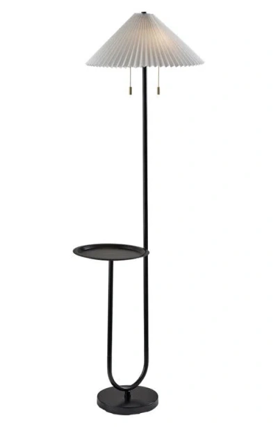 Adesso Lighting Uma Shelf Floor Lamp In Black