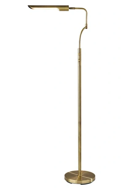 Adesso Lighting Zane Led Floor Lamp In Gold