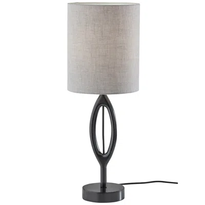 Adesso Mayfair 27 1/2" High Modern Black Wood Table Lamp